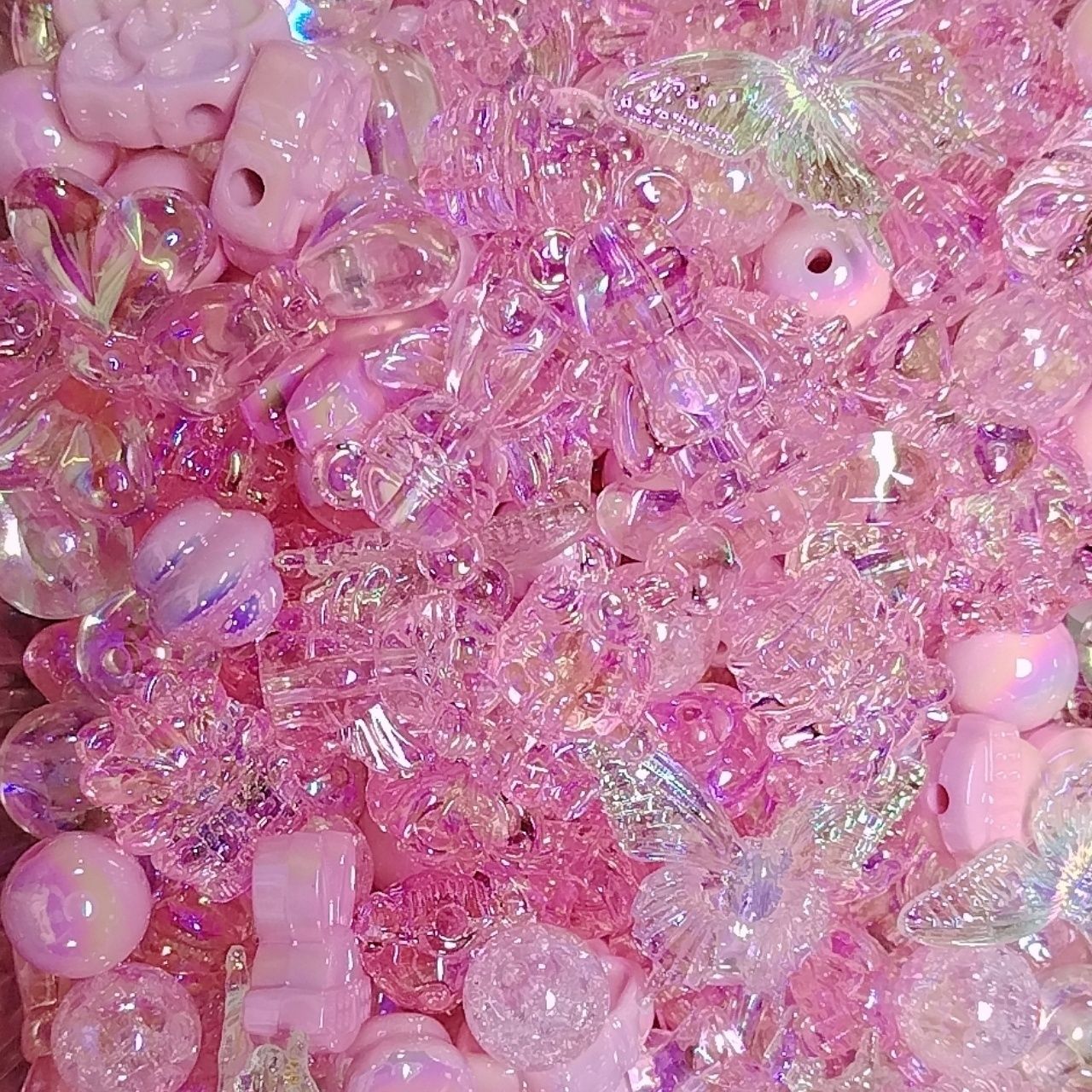 【DIY手作り】カラービーズセット 600ml｜ブレスレット・アクセサリー作りに最適