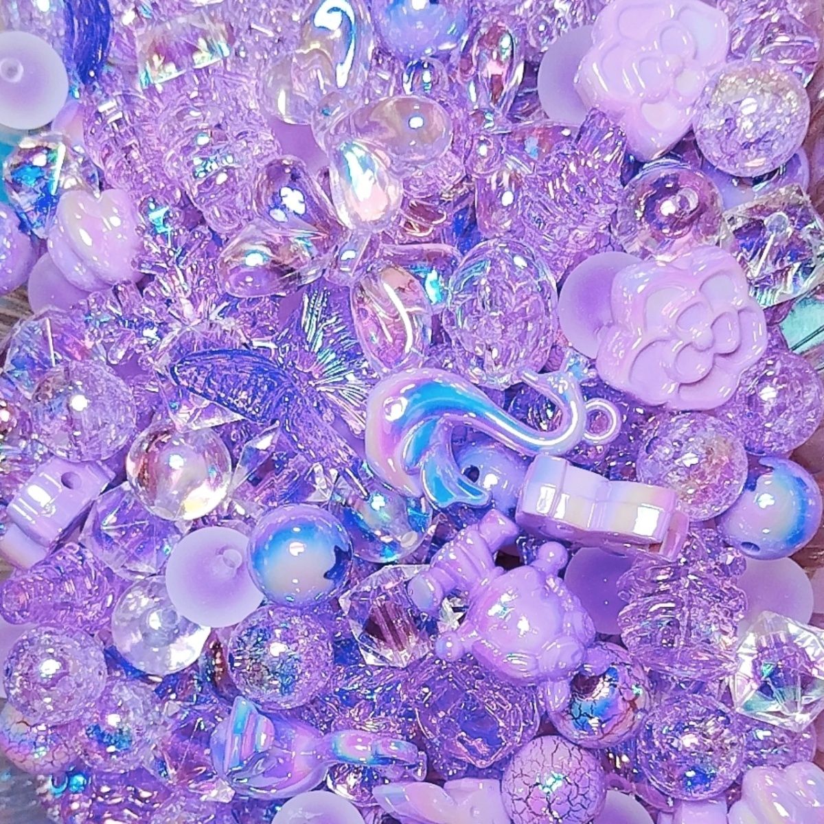 【DIY手作り】カラービーズセット 600ml｜ブレスレット・アクセサリー作りに最適