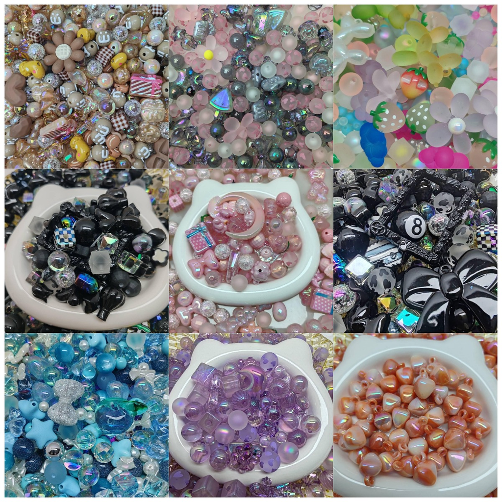 【開封】M07 NEW.存在感抜群 大粒メイン アクリルビーズ