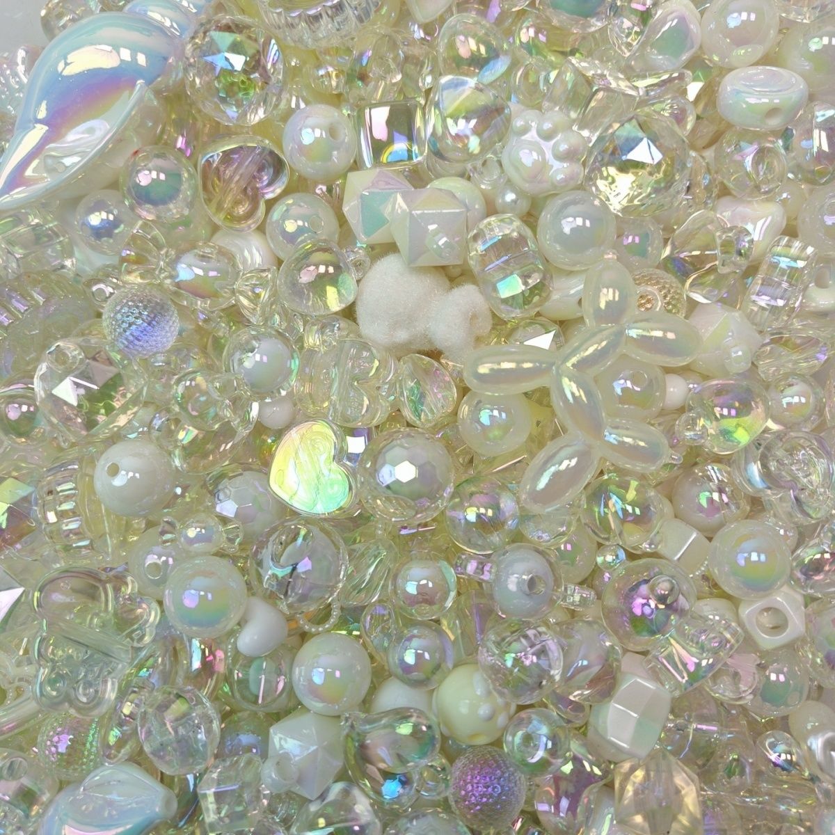 【DIY手作り】カラービーズセット 600ml｜ブレスレット・アクセサリー作りに最適