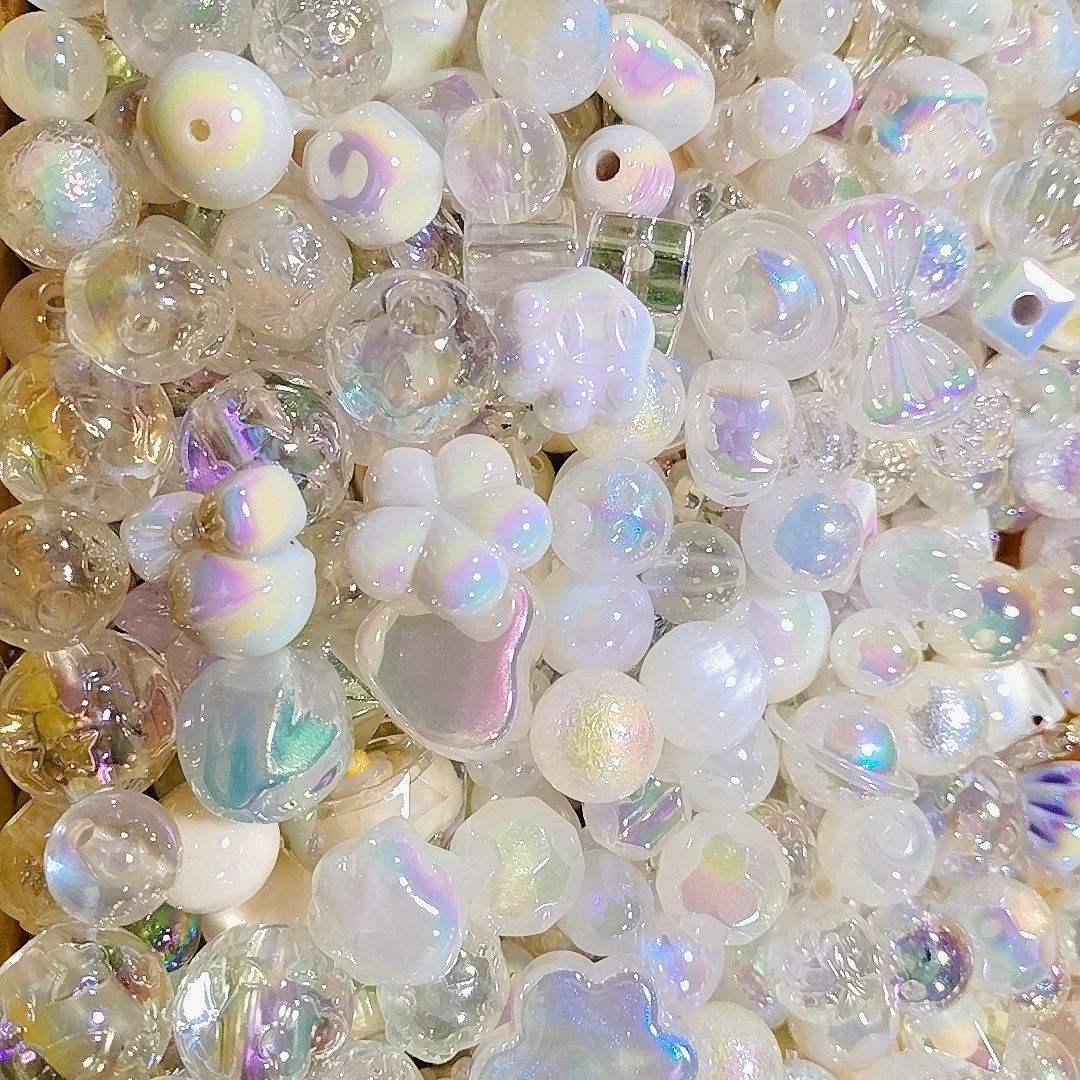 【DIY手作り】カラービーズセット 600ml｜ブレスレット・アクセサリー作りに最適