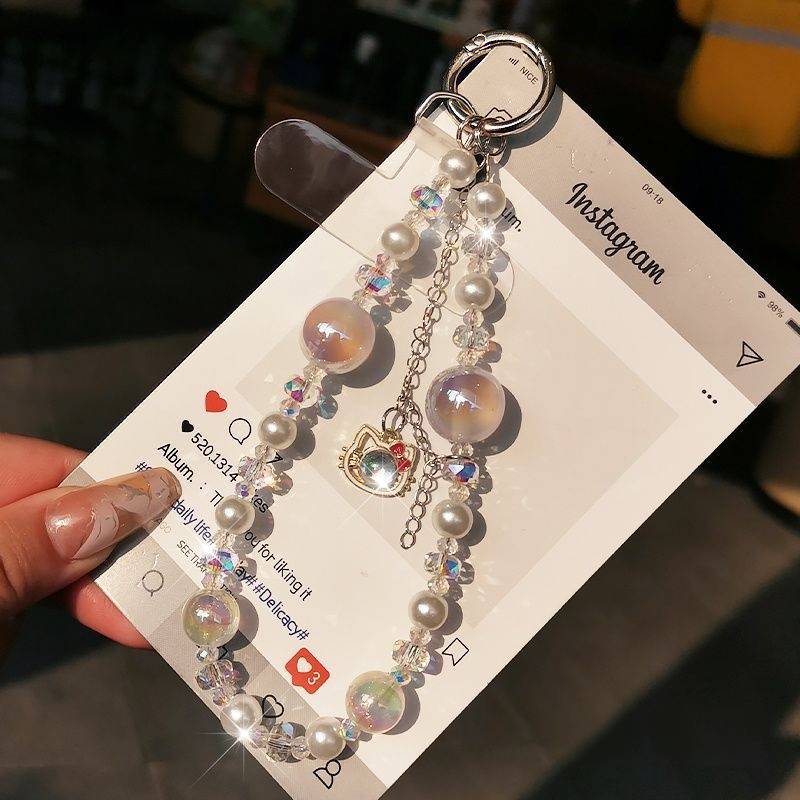 【開封】新品 シンプルおしゃれ スマホストラップ 完成品